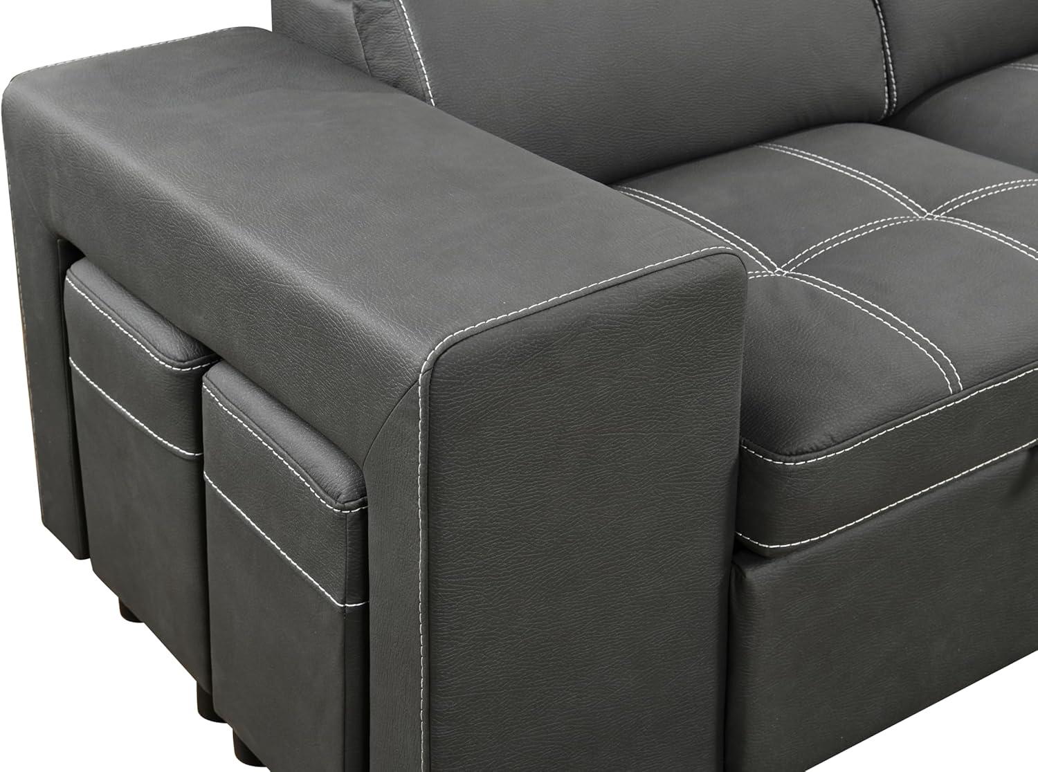 Our Take: THSUPER 102 Inch​ Charcoal⁤ Sectional
